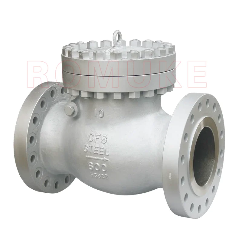 H44W-600LB по Стандарту API из нержавеющей стали CF8 CF3 CF8M CF3M качели фланцевый обратный клапан