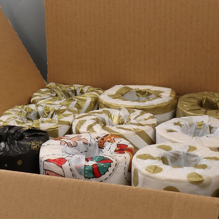 Eco Friendly Bleached Roll Of Toilet Paper Bulk