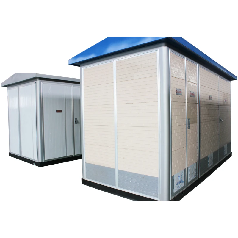 GB IEC Standard Outdoor 11kv 15KV 630KVA 11/0.4KV компактная трансформаторная подстанция, силовая подстанция 2mva
