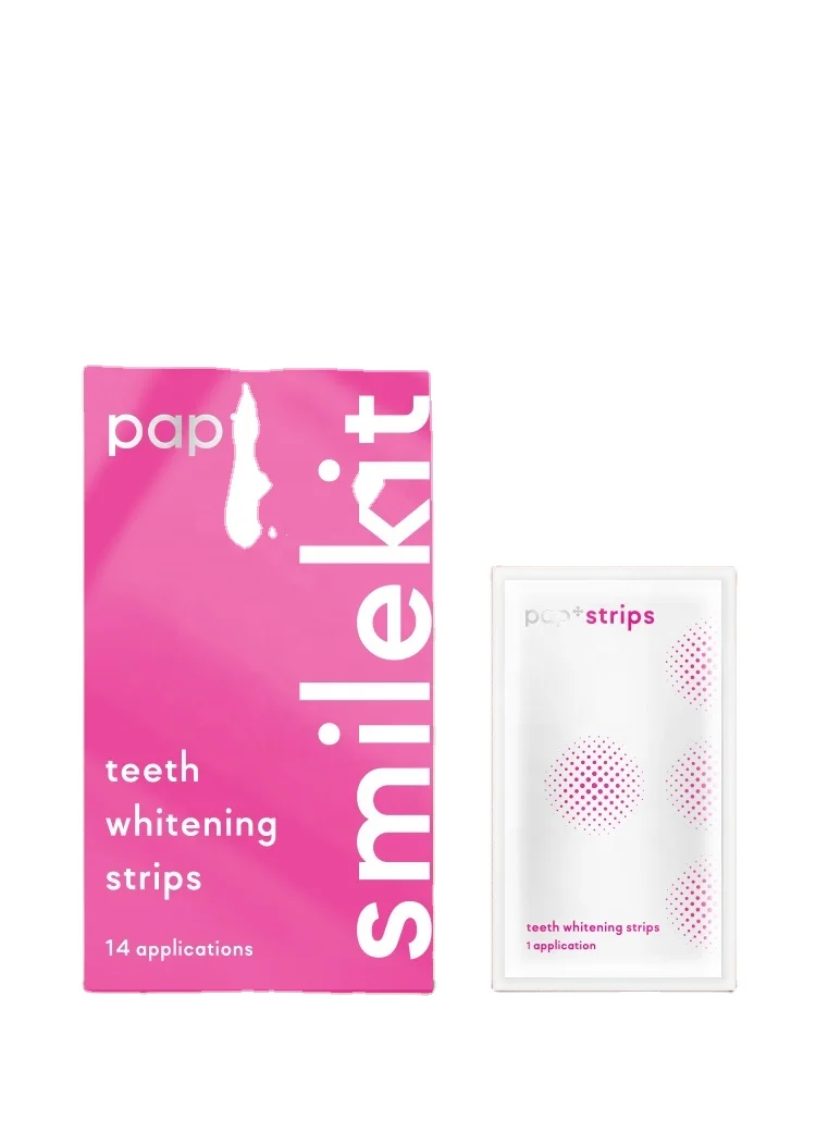 Teeth Whitening Strips Non Peroxide PAP+ Effective teeth cosmetic strips