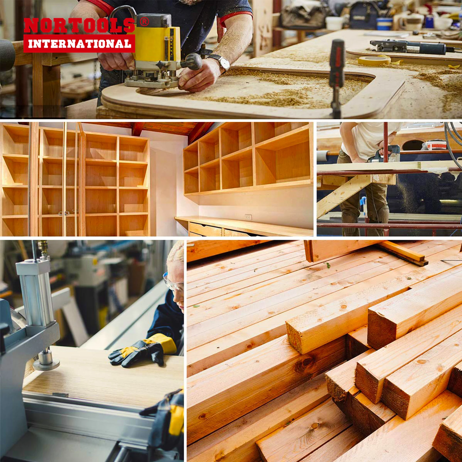 Hot Sales 100PCS Straight Cove Flush Wood Router Bit Set