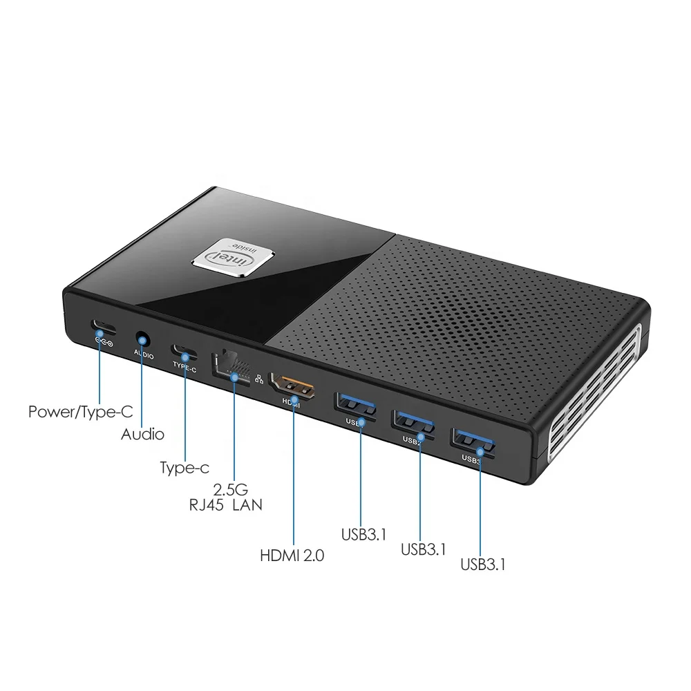 Super thin mini PC for education ZKM6 Jasper Lake N4500 N5100 N5105 N6000 16GB WIFI2.4G/5G/6G BT5.2 WIN10  mini computadora
