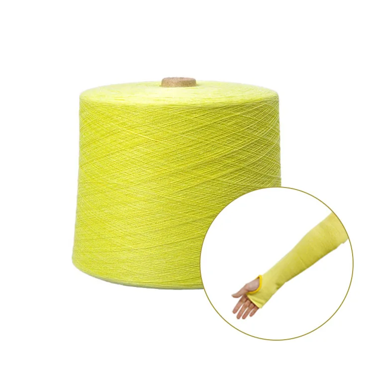 Functional Textile Yarn Para Aramid Spun Yarn Aramid Thread With High Strength For Knitting And Weaving Fireproof Uniform