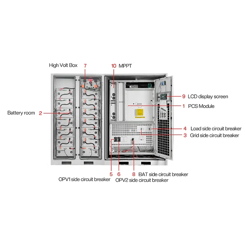 New Energy Industrial and Commercial 100kWh 200kWh Energy Storage Power System for Solar Generator