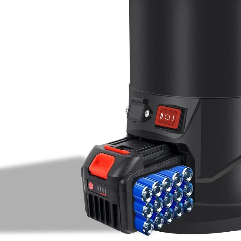 24V 220V Lithium Battery Electric Grease Pump Machine Barrel Type Electric Grease Bucket Lubrication Pump for Excavator Loaders