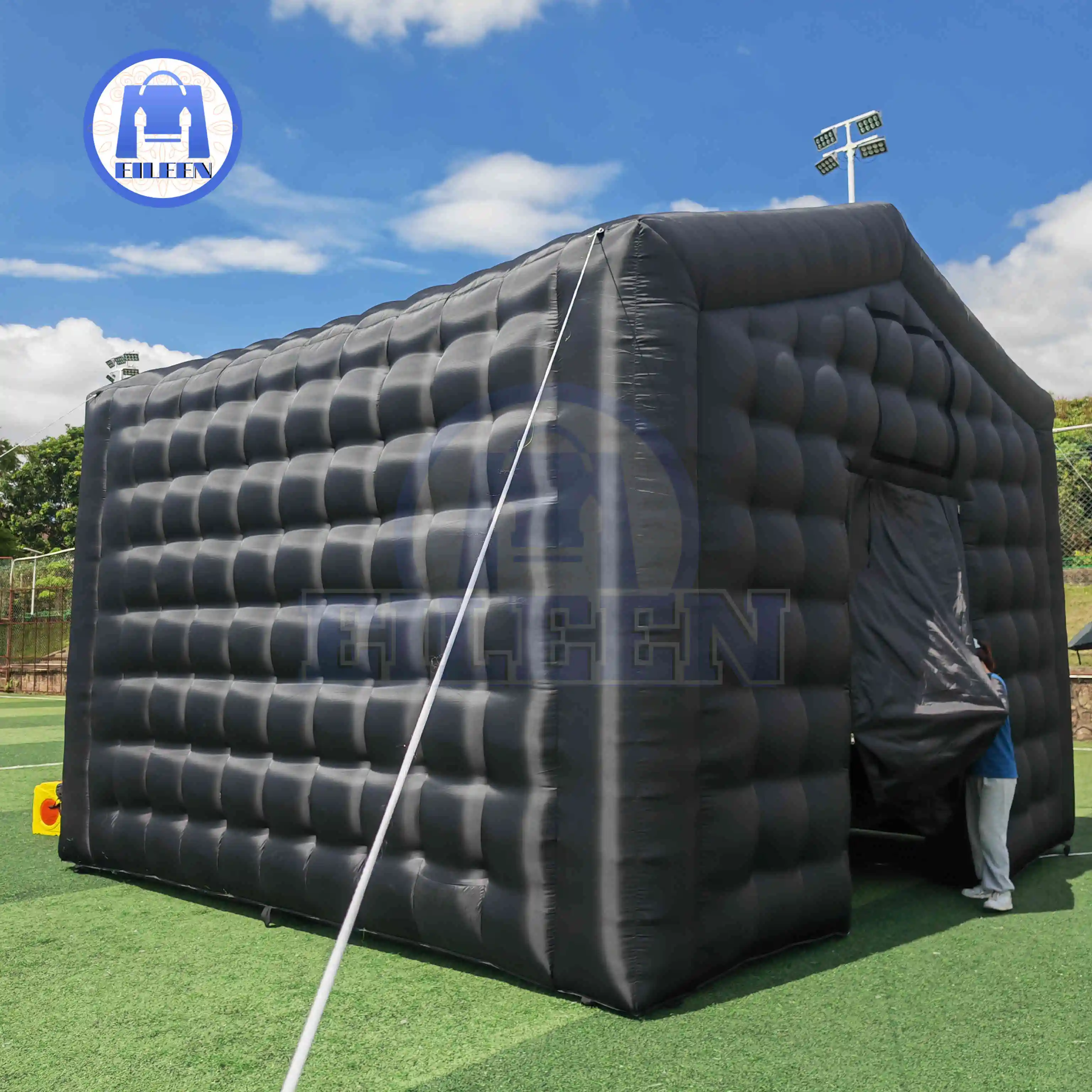 Eileen Popular Inflatable night club tent with LED light made by oxford fabric for outdoor party events rental for sale