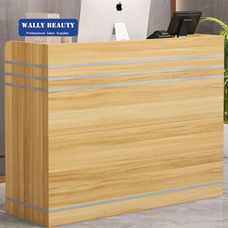 Wallybeauty современный дизайн офисная деревянная стойка регистрации салон красоты