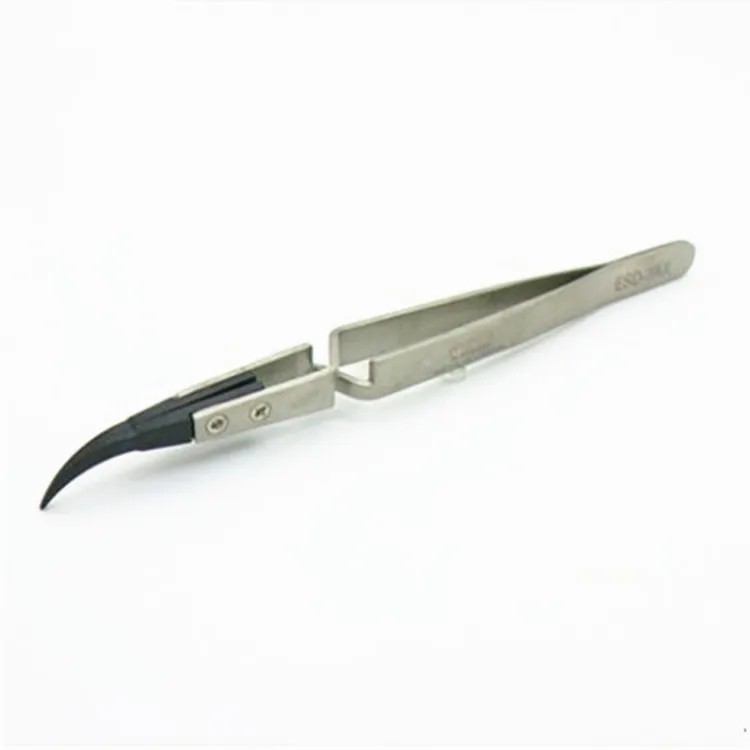 ESD-7AX 140mm Stainless Steel Tweezers/High Temperature and Corrosion Resistant Accessories RDA Coil Tool/Antistatic Tweezers