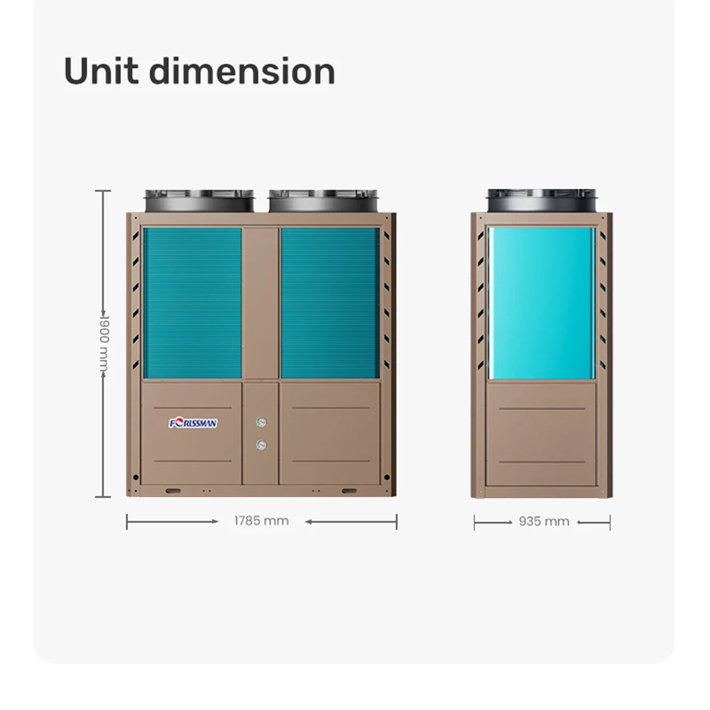 Экономичная экономичная высокоэффективная система горячего водоснабжения R410 коммерческий водонагреватель с тепловым насосом