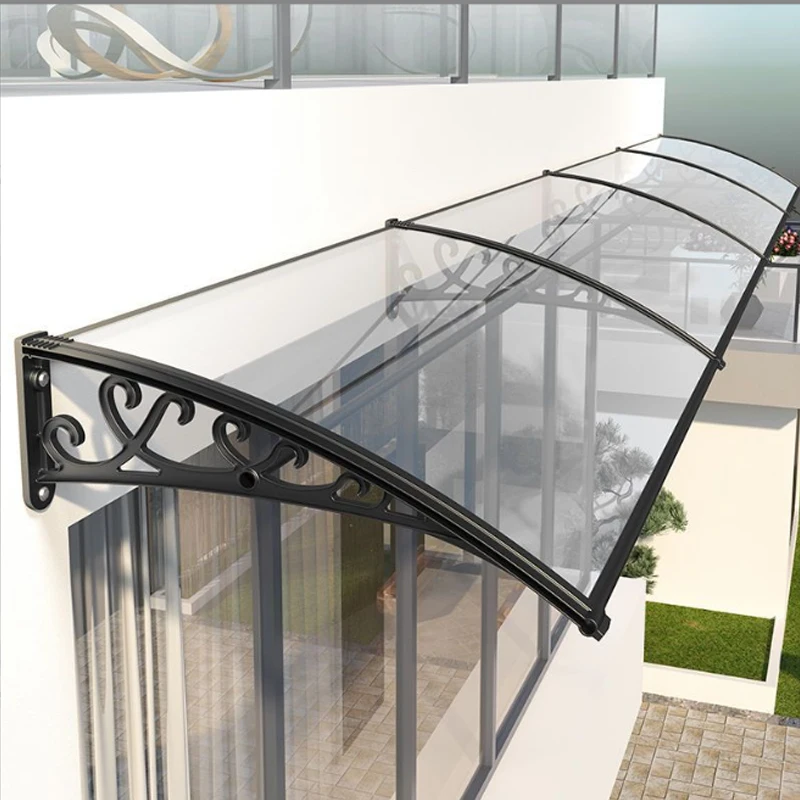High Quality Aluminum Metal Frame Eaves canopy Canopy Awning Easy To Install Window Entrance Door Canopy