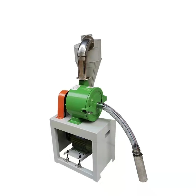 Rice and Corn Milling Machines Agricultural Machinery Equipment Dustless Self Priming Maize Crushing Grinder