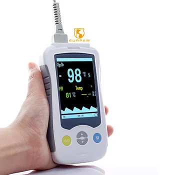 EUR PET Portable Digital Veterinary pulse oximeters Heart Rate Blood Pressure Spo2 Monitor Finger Clip Blood Oxygen Detector