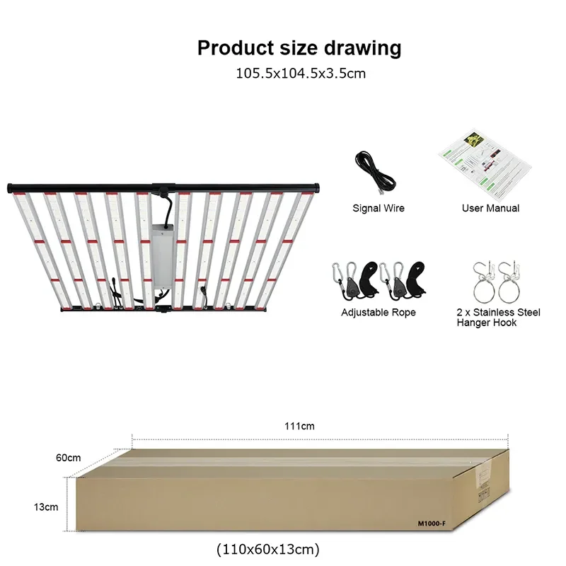 ETL 240W 320W 600W 800W 1000W Full Spectrum UV IR Samsung Lm301b Dimmable System Foldable Grow Medical Plants Led Grow Lights