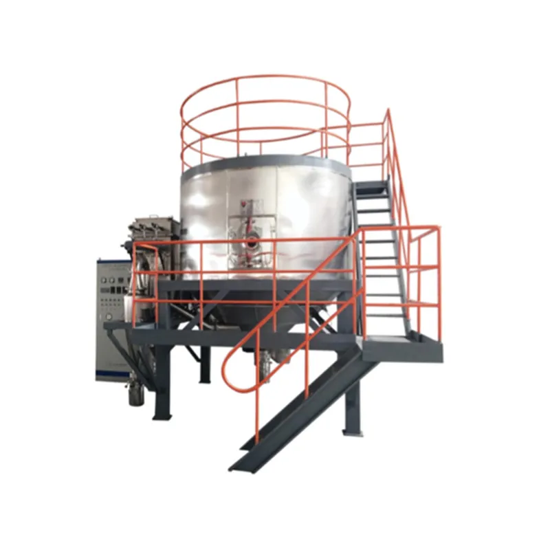 
Centrifugal spray dryer for powdering and granulating ceramic materials 