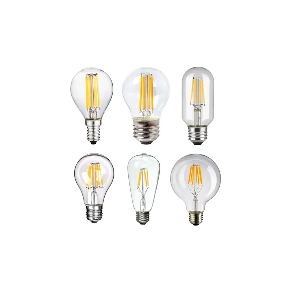 Vintage Clear Glass Light Bulb DC 24V Dali Loxone KNX PWM Dimmable Filament LED Bulb A60 G95 E27