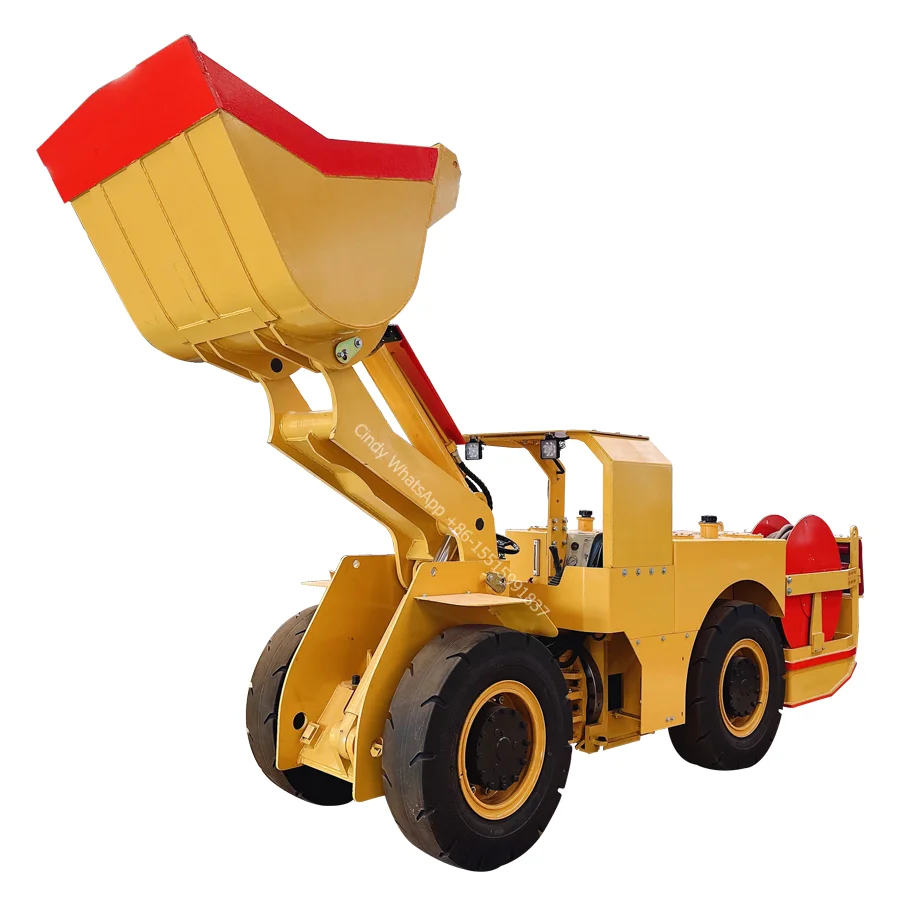 Electric four wheel drive mini loader LKD-1 model/China wheel loader spare parts