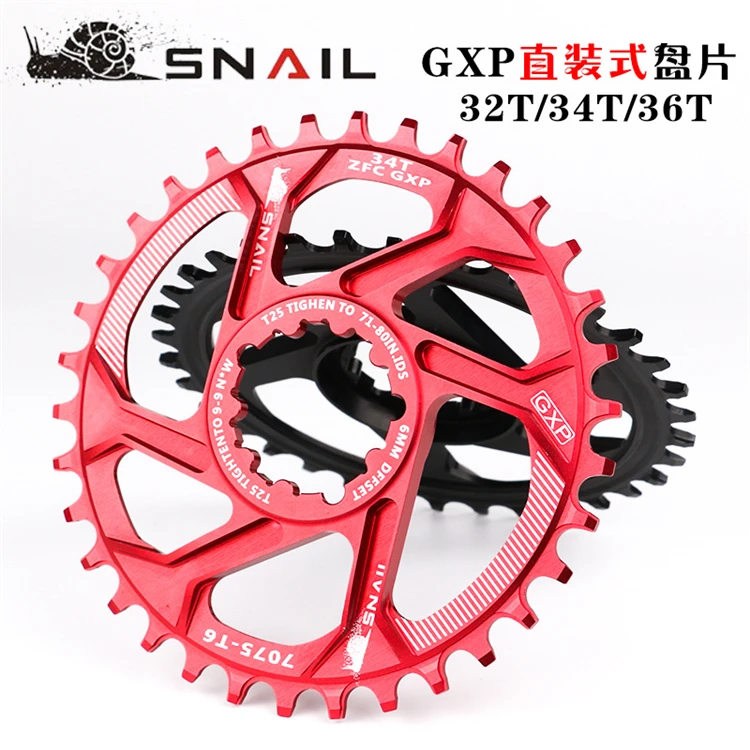 6mm MTB Bicycle Crankset Fixed Gear Crank Narrow-Wide Chain Ring (30T/32T/34T/36T/38T) for XX1/X9/XO/X01 Chainwheel