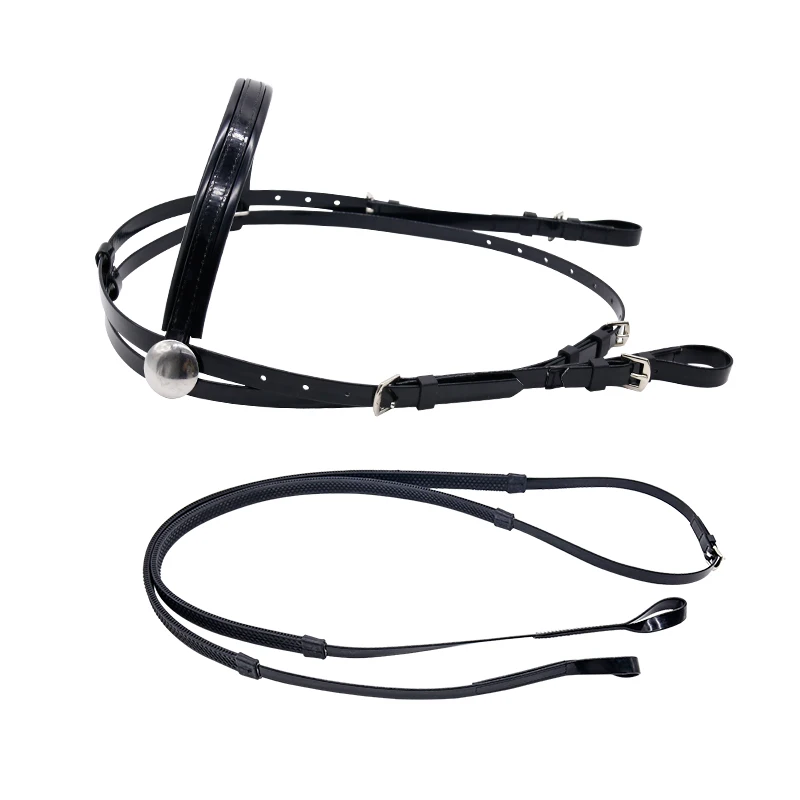 Factory Wholesale Pvc Bridle And Rein Racing Horse