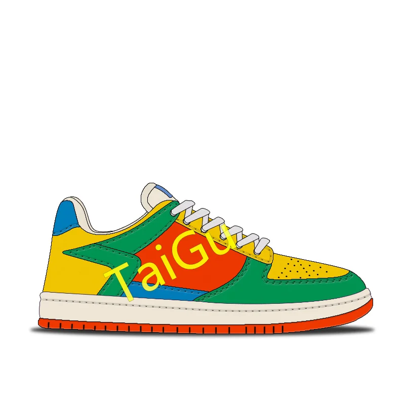 Factory Custom  Brand Shoe  Manufacturers Leather Designed Man Casual Sport Mens Sneakers Shoes