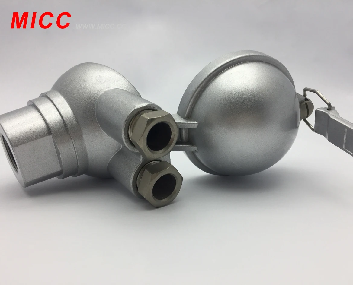 MICC DAAD Thermocouple Head ACD12 aluminium 390g Color available: silvery, yellow, red, blue, black, etc.