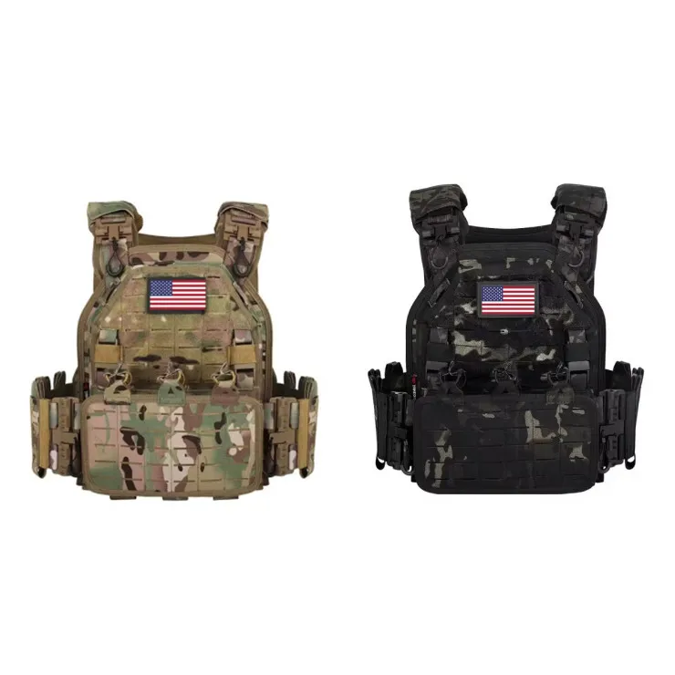 vest tactical equipment modular plate armor black camouflage tactical vest security protective equipment