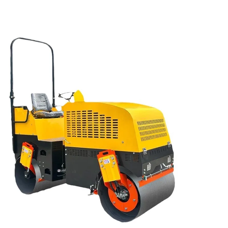 Walk Behind Vibratory 3 Tonne Single and Twin Wheel Vibratory Mills Asphalt Diesel Lawn Mini Compactor Small Road Roller