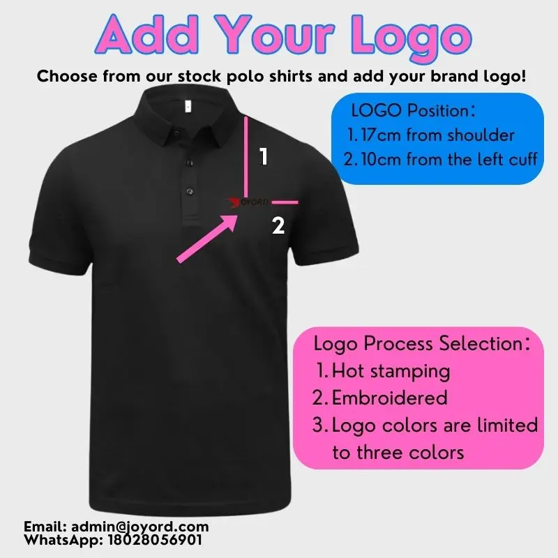 ready to ship Regular fit straight cut man shirt polo elegant pique cotton golf polo shirt Three-button shirt style polo collar