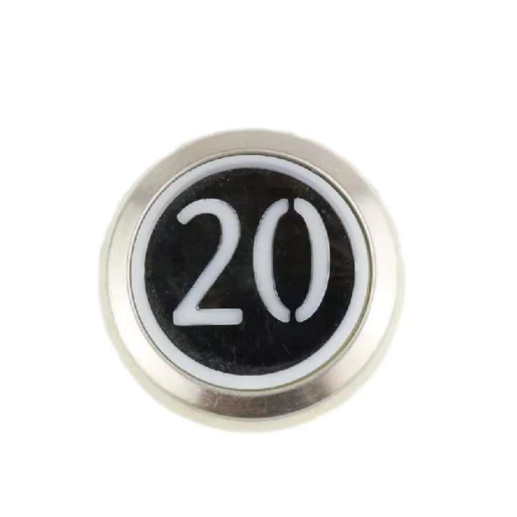 Fast shipping fit for KONE Elevator for 300 Stainless Steel Elevator Push Call Button Black for Buttons KDS50 300