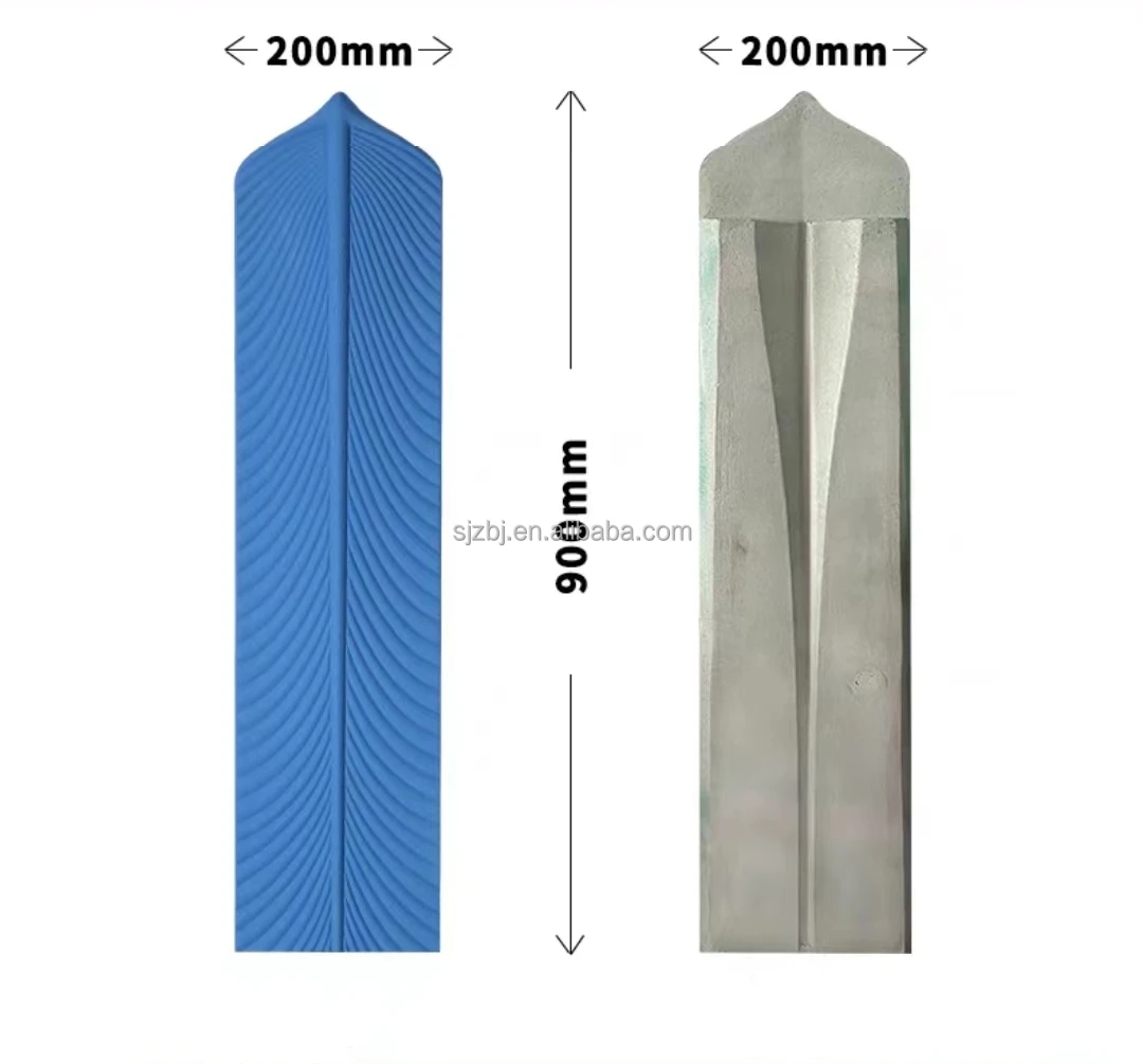 BAIJIN Exterior Interior Wall Decoration Polyurethane PU Feather Stone Best Price PU Stone Wall Panel Mould