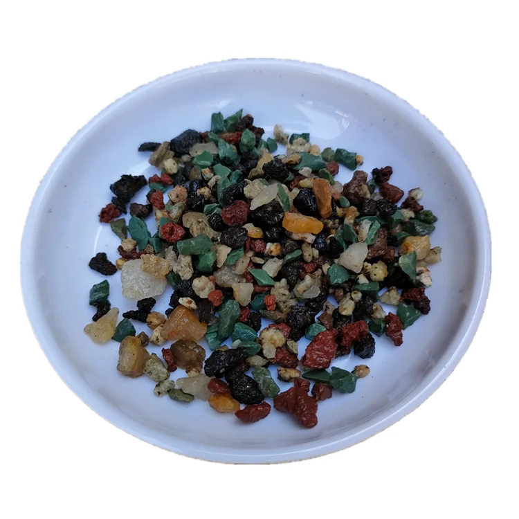 Pebble Stones Sand Colors Of Decorative Colored Sand For Kids Play Indoor Playground