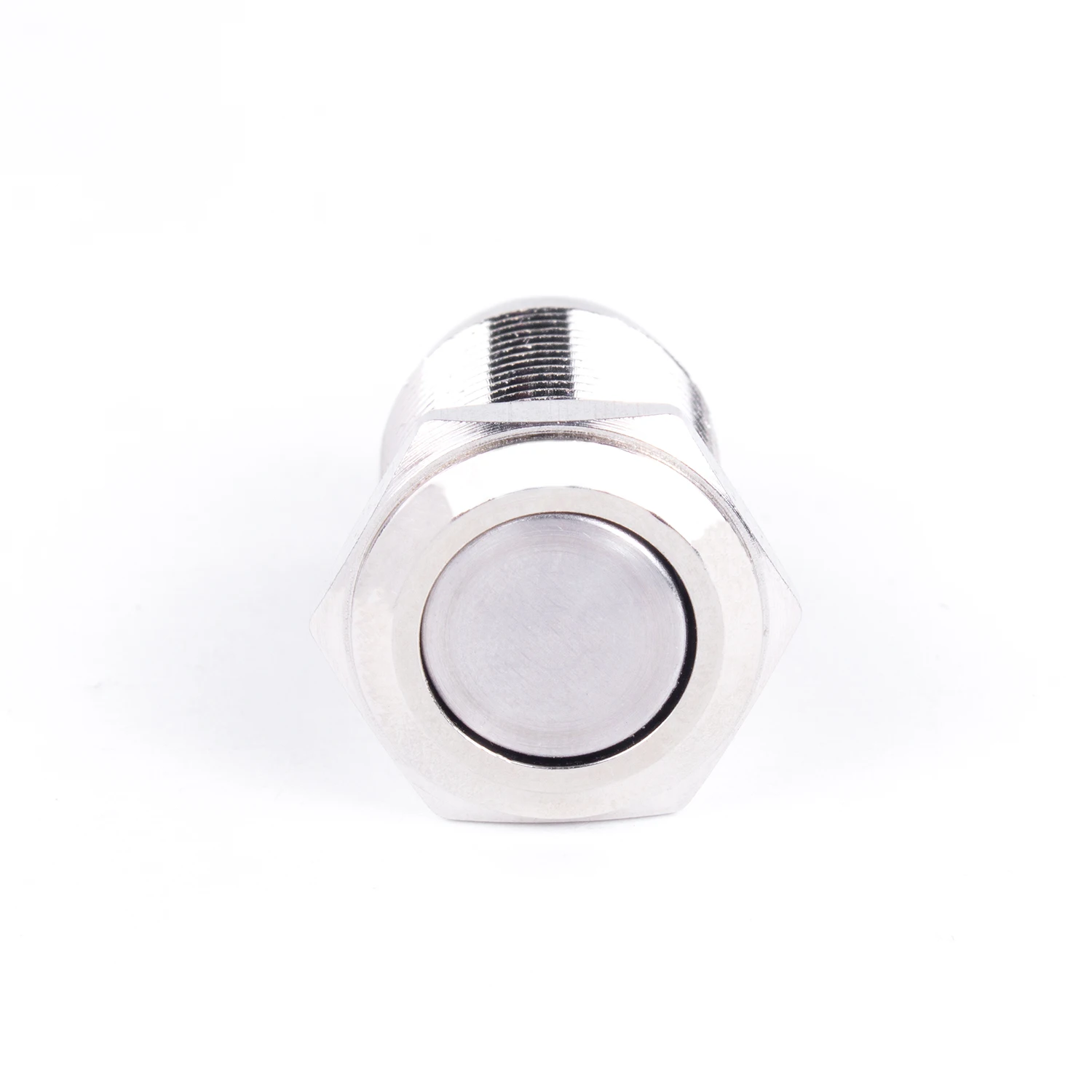 16 mm flat head small Waterproof Metal Push Button  Self-lock/Self-Rest  3/6/12/24/110/220V Switch no LED waterproof  Screw foot