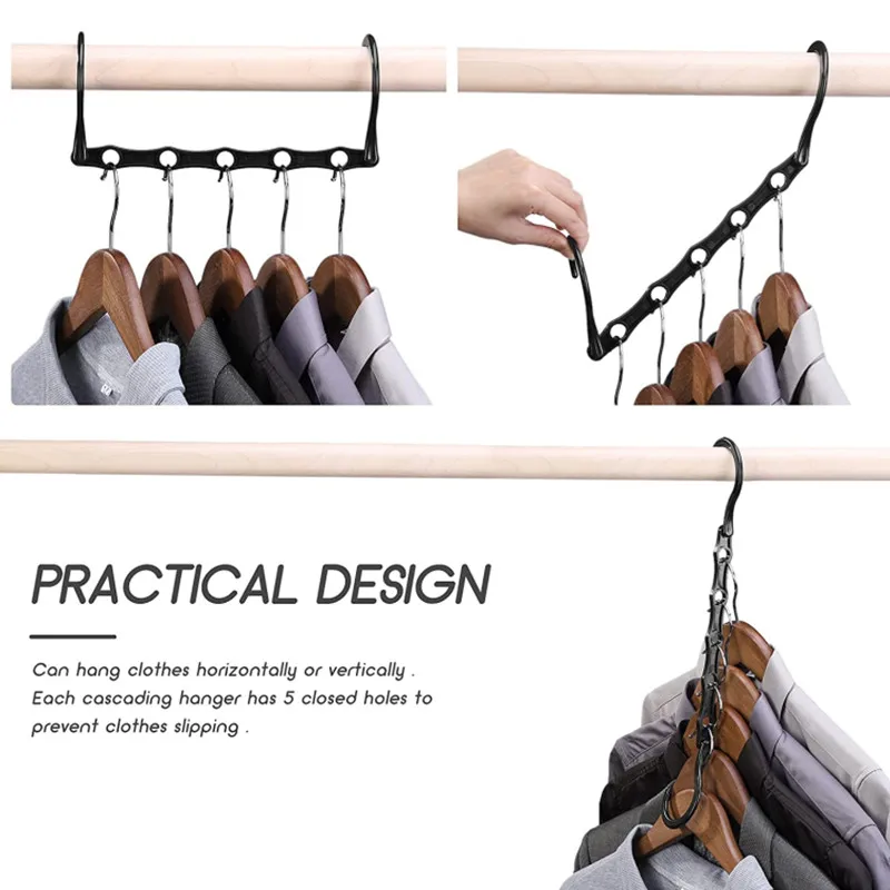 Closet Organizers 10Pack Sturdy Closet Organizer Hanger Magic Closet Organization Clothe Hanger