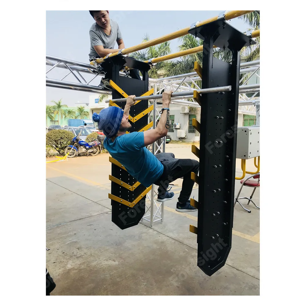 American indoor gym ninja obstacle course for kids / adults