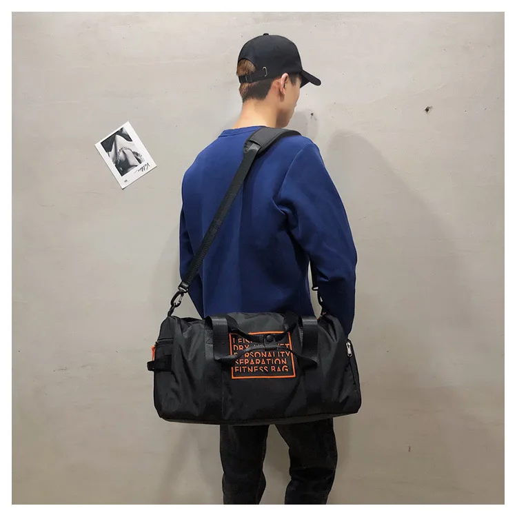Fashion Design Travel Large Carry On Backpack Waterproof Duffle Sling Compact Gym Bag with Shoe Compartment