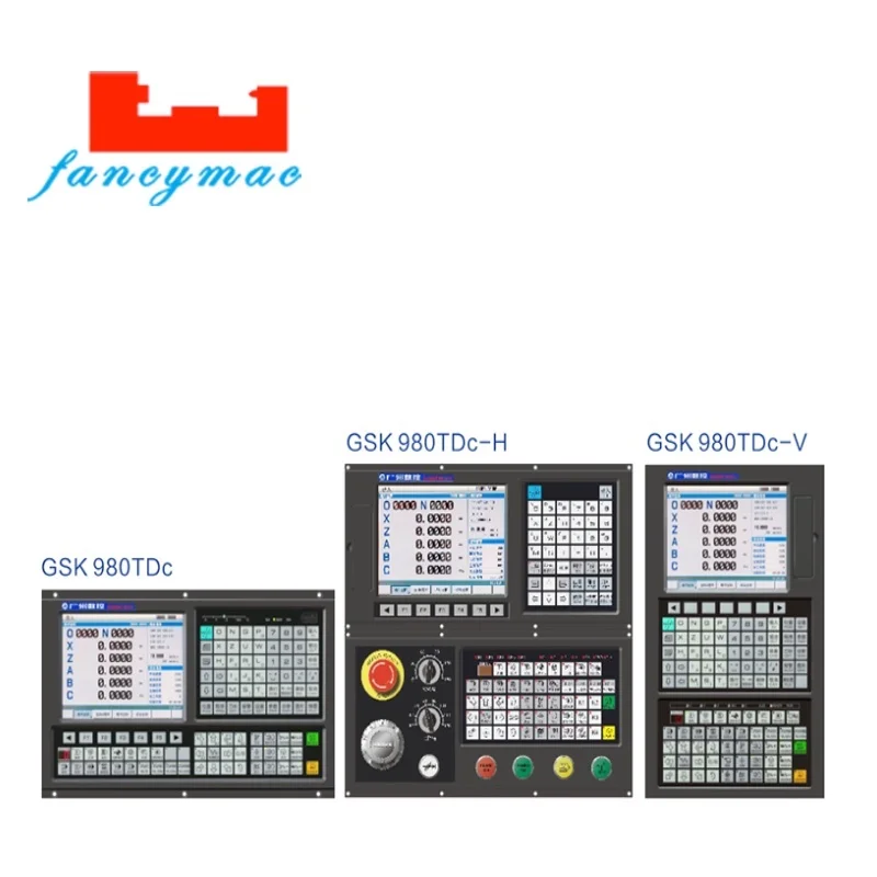 GSK 980TDb Upgrade Version 980TDc CNC Router Controller 4 Axis for Lathe Machine Similar Siemens CNC Controllers