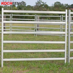 Hot Sale Portable Horse Cattle Yard Panel Fences 1.8m highx6 bars or 1.6m highx5 bars for Australia/New Zealand
