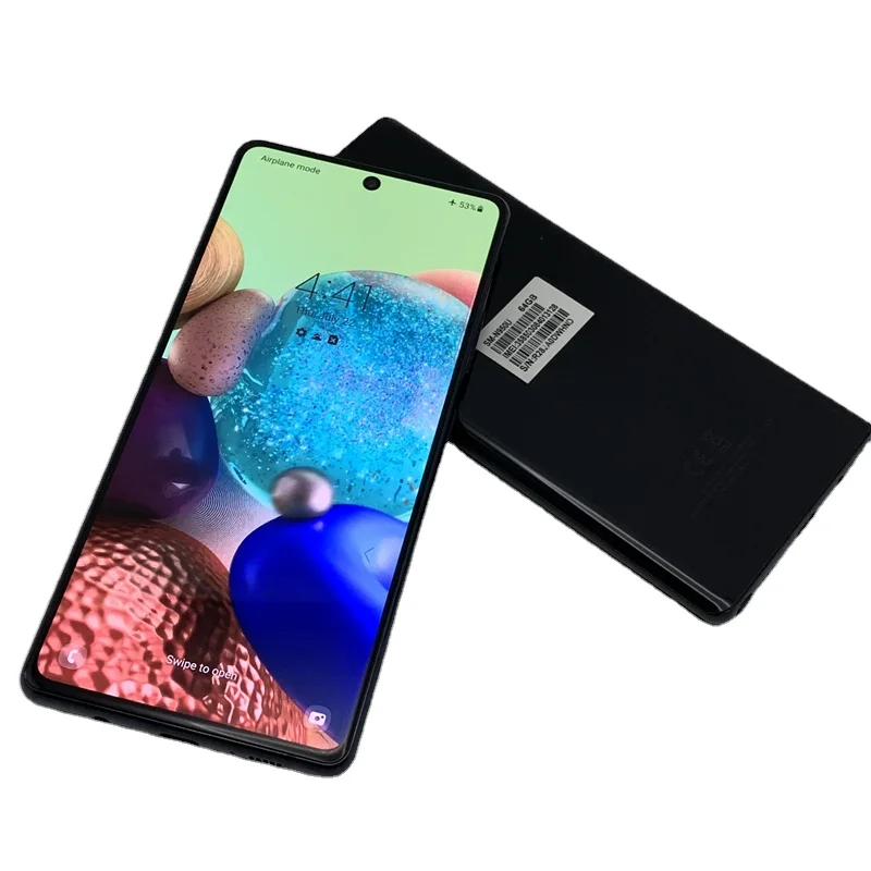 Original 6.7 inches big screen Unlocked used Multi-function Mobile Phone for Samsung A71