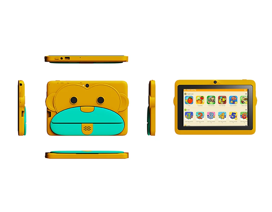 Best Gift 7 inch Kids Tablet 2GB 16GB Children Pre-Installed Educational APP Android 12 Tablet Pc for Boys Girls