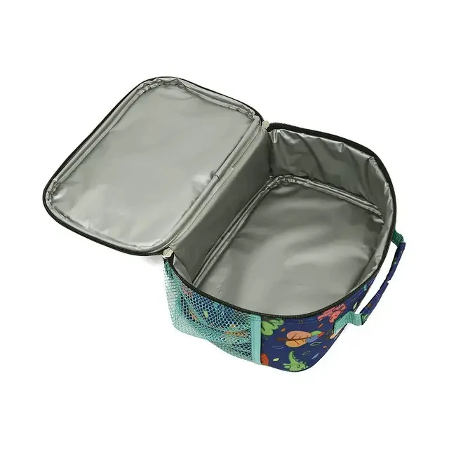 Luggage Kids new design Kids 5PC Luggage Set 4 Wheels Spinner System travel backpack lunch bag luggage tag travel pillow