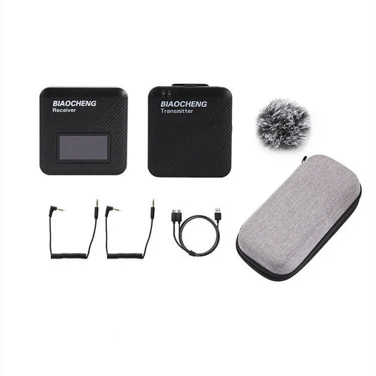 Новейший петличный беспроводной микрофон для конференц-связи с зажимом микрофон с шумоподавлением для прямой трансляции видео