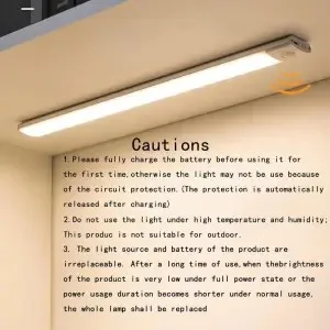Lighted Bar Led Rechargeable Battery Under Cabinet Lights Sensor Led Lamp For Kitchen Cabinet Lights