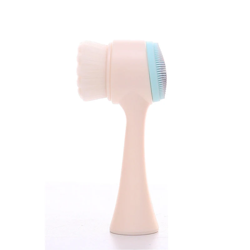 Standing Multi function Double-sided Facial Brush Silicone Face  Scrub Tool Face Cleaning Brush
