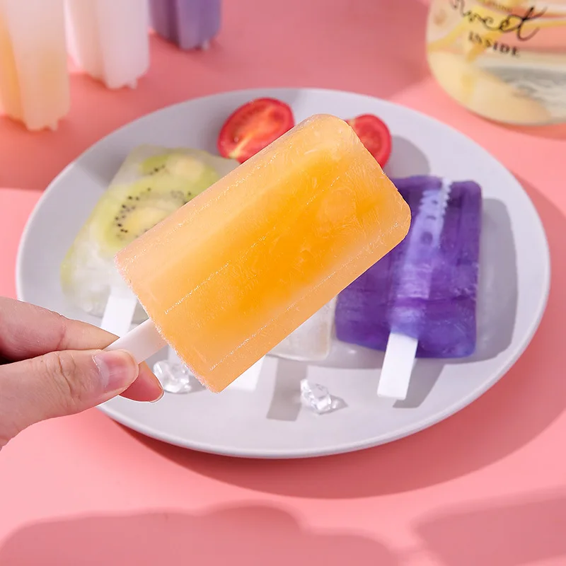 Kingwise новый продукт идеи 4 сетки полипропиленовая прозрачная многоразовая Пластиковая форма для эскимо штабелируемые индивидуальные формы