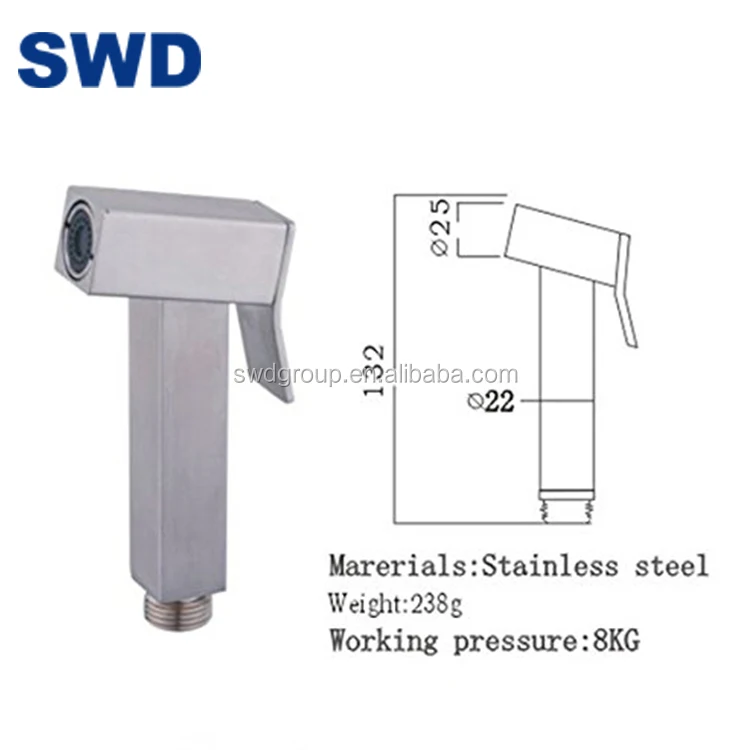 Распродажа, аксессуары для ванной комнаты, ручной распылитель для биде Sus304 Shattaf, головка распылителя