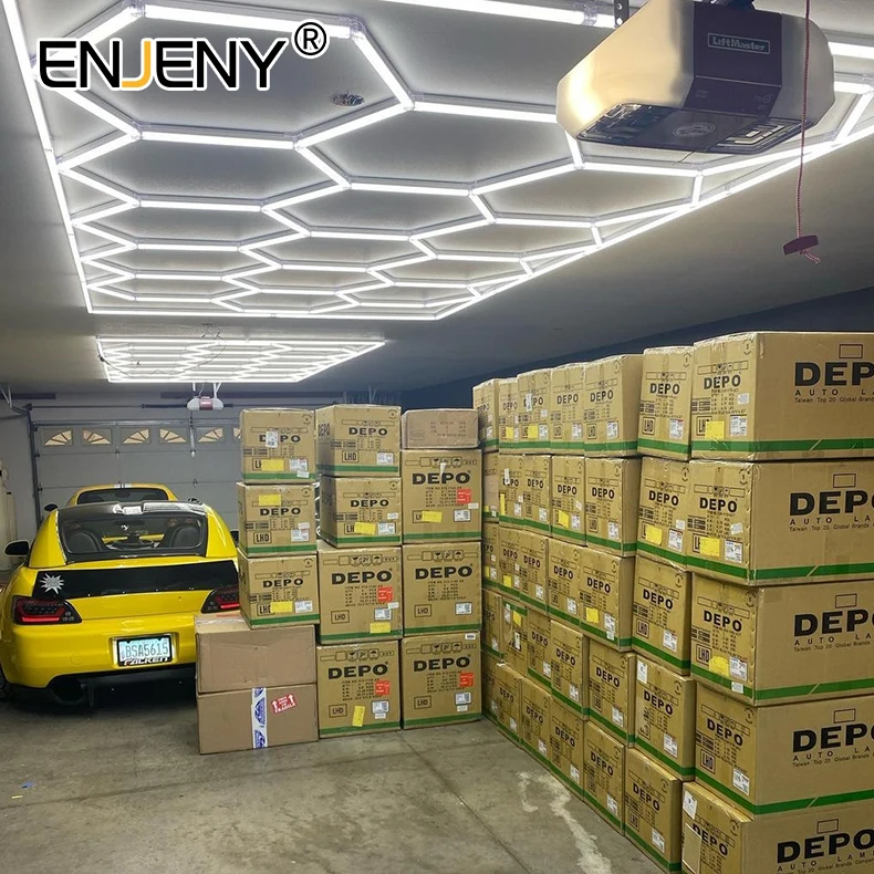 Новый бренд ENJENY ST1028, светодиодная мастерская по уходу за автомобилем, освещение для ухода за автомобилем, полировка, дизайн, лучшие принадлежности для автодетейлинга