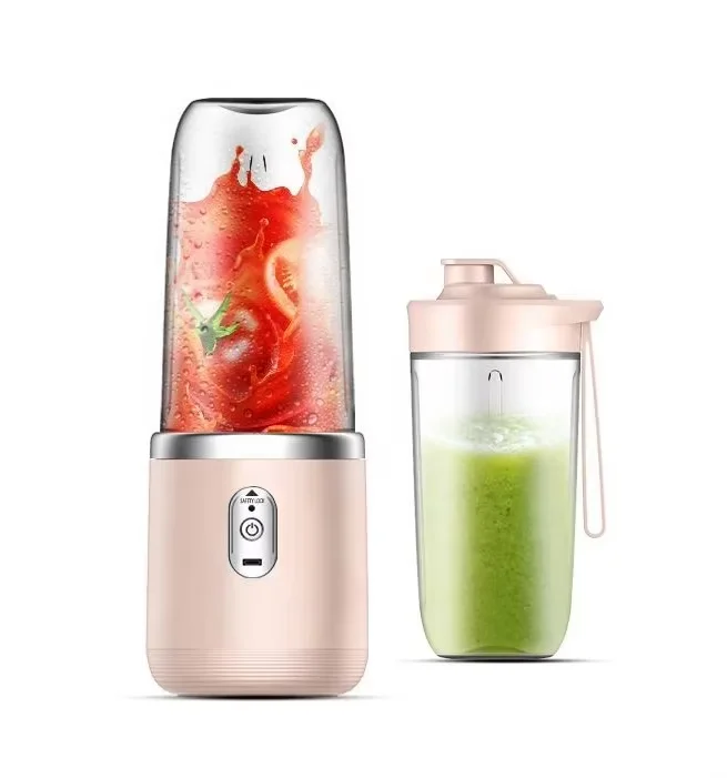 USB Rechargeable Smoothie Fruit Juicer Blades Blending Cup Travel Mini Electric Portable Rechargeable cup mixer
