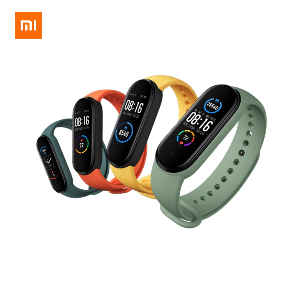 Смарт-часы Xiaomi Mi Band 5 магнитное зарядное устройство Bluetooth 0 пульсометр мониторинг сна водонепроницаемость АТМ