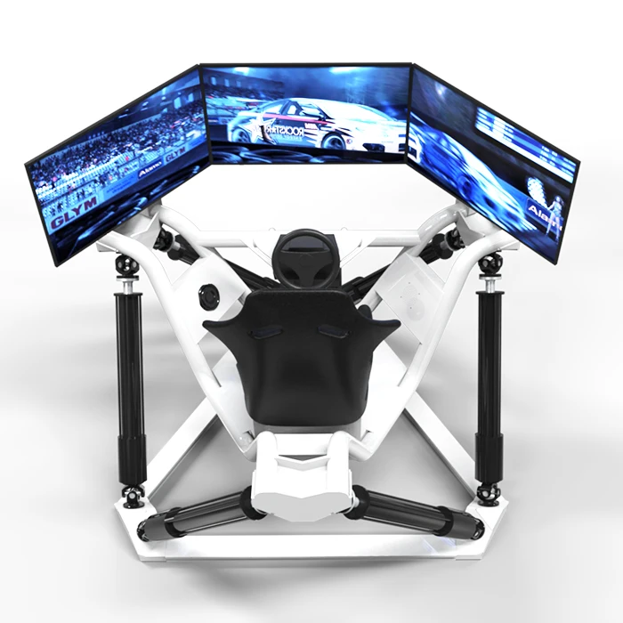  F1 гоночная игра машина кабины для продажи 3 three-экран 6 DOF шестиосный Очки виртуальной реальности vr гоночный автомобиль
