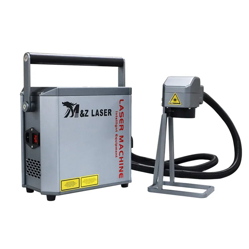 battery operated handheld portable mini 30w 50w fiber laser marking machine