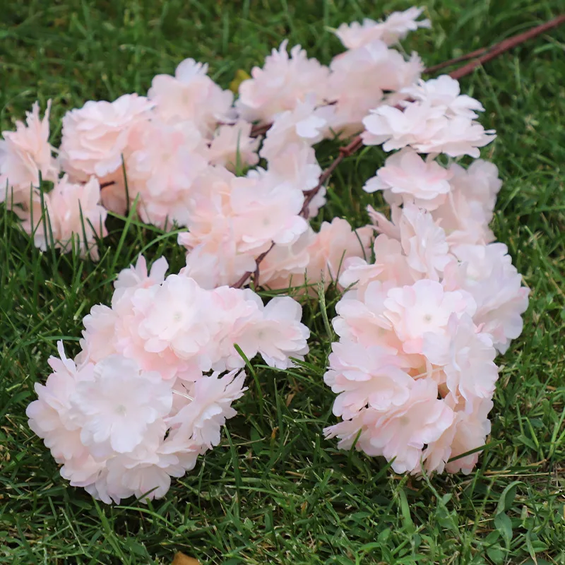 Chinese artificial flowers factory wholesale wedding stage decoration false flowers high quality silk cherry blossom artificial